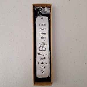 NEW Kinky Erotica Romance‎ Metal Bookmark Gift Read Fairy Tale Bit Kinkier Now